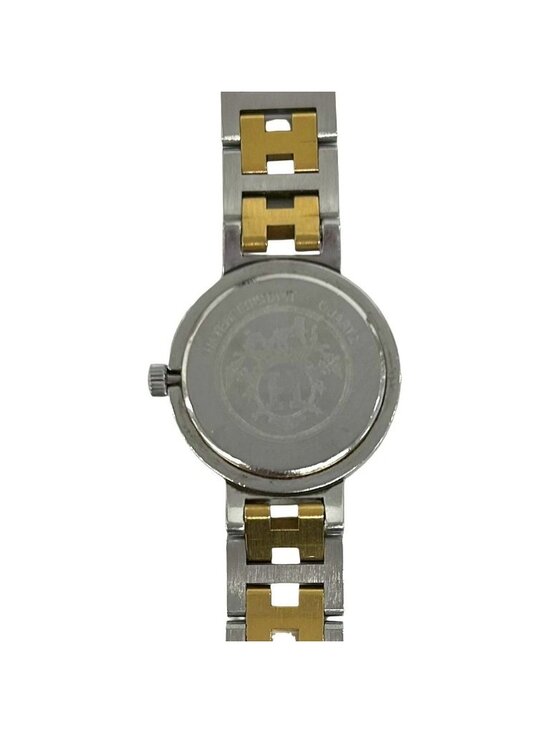 Hermes Vintage Clipper Stainless Steel Quartz Watch Wrist  display picture 3